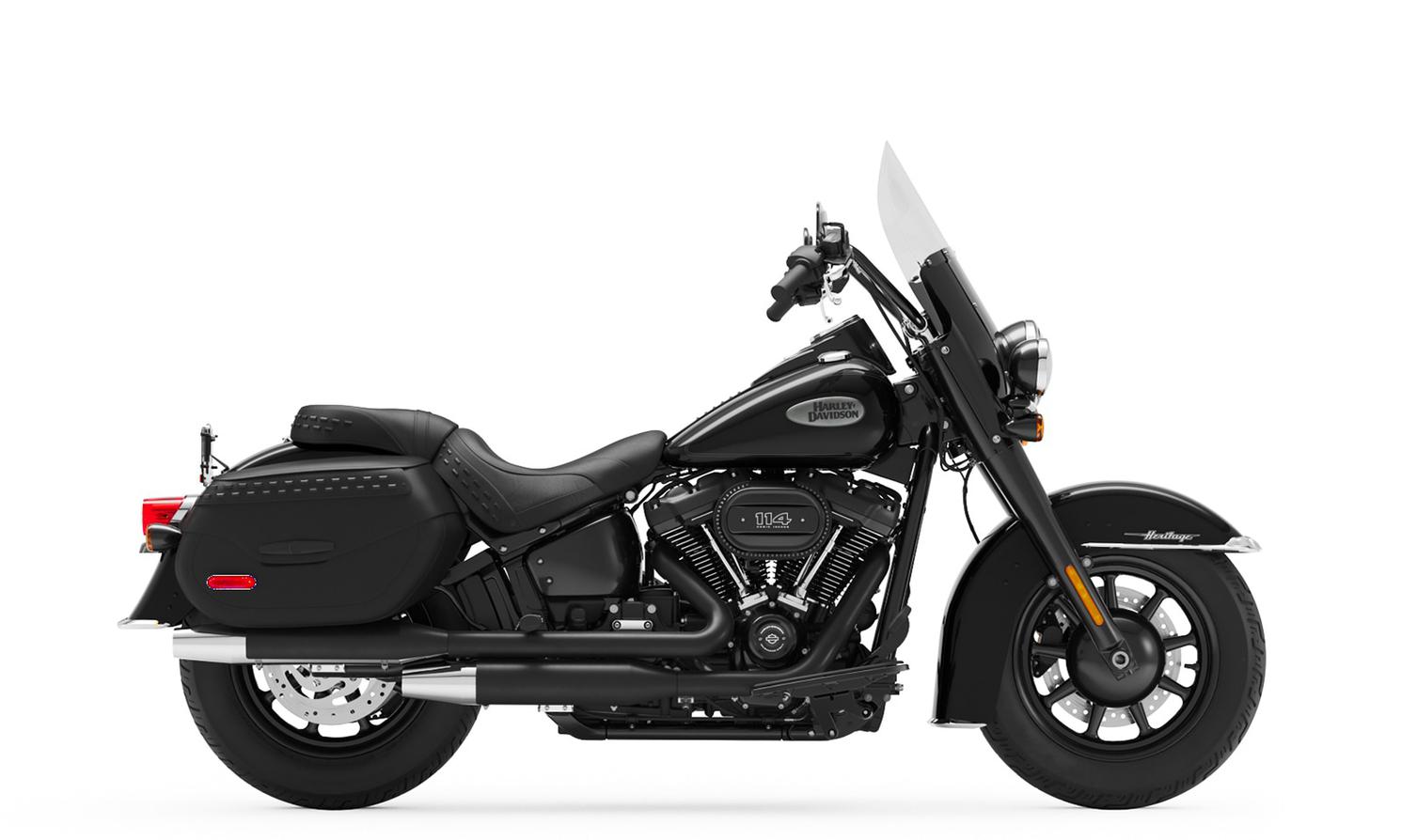 Harley-Davidson Heritage Classic Vivid Black (Black Finish w/ Cast Wheels) 2022