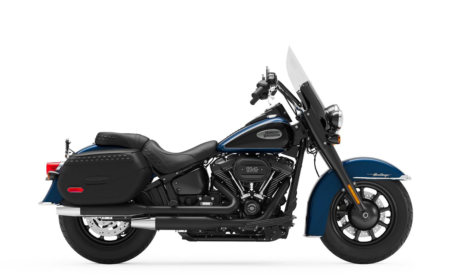 2022 Harley-Davidson Heritage Classic Reef Blue/Vivid Black (Black Finish w/ Cast Wheels)