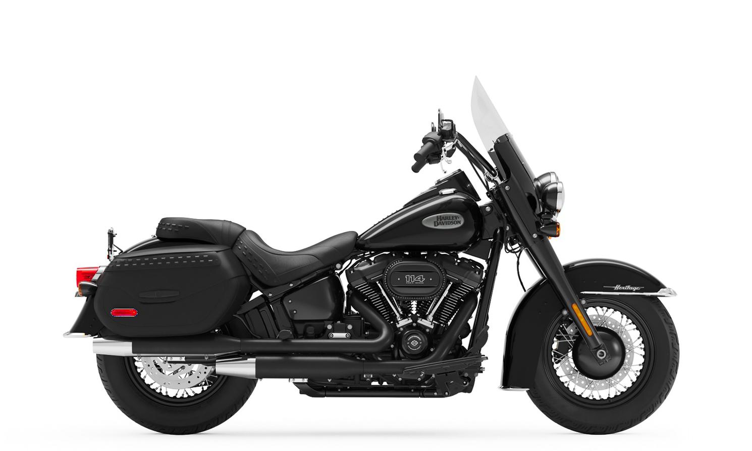 2022 Harley-Davidson Heritage Classic Vivid Black (Black Finish w/ Laced Wheels)