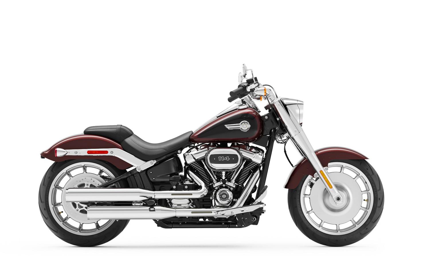 Harley-Davidson Fat Boy™  114 Midnight Crimson/Vivid Black 2022
