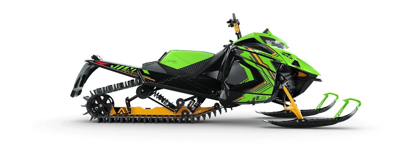 2023 Arctic Cat M 8000 Hardcore Alpha One Medium Green/Spark Orange