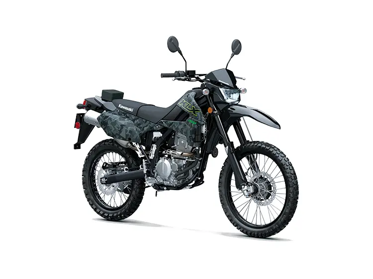 Kawasaki KLX300 Gris Camouflage Fragmenté 2022