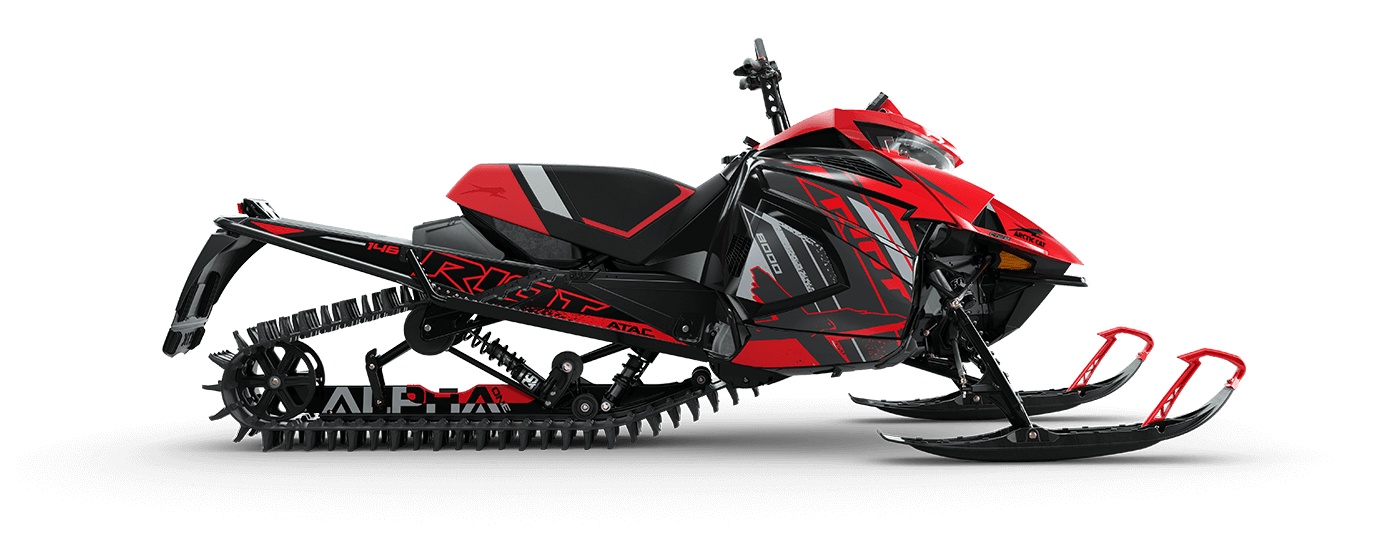 2023 Arctic Cat Riot X 8000 With Atac Fire Red/Black