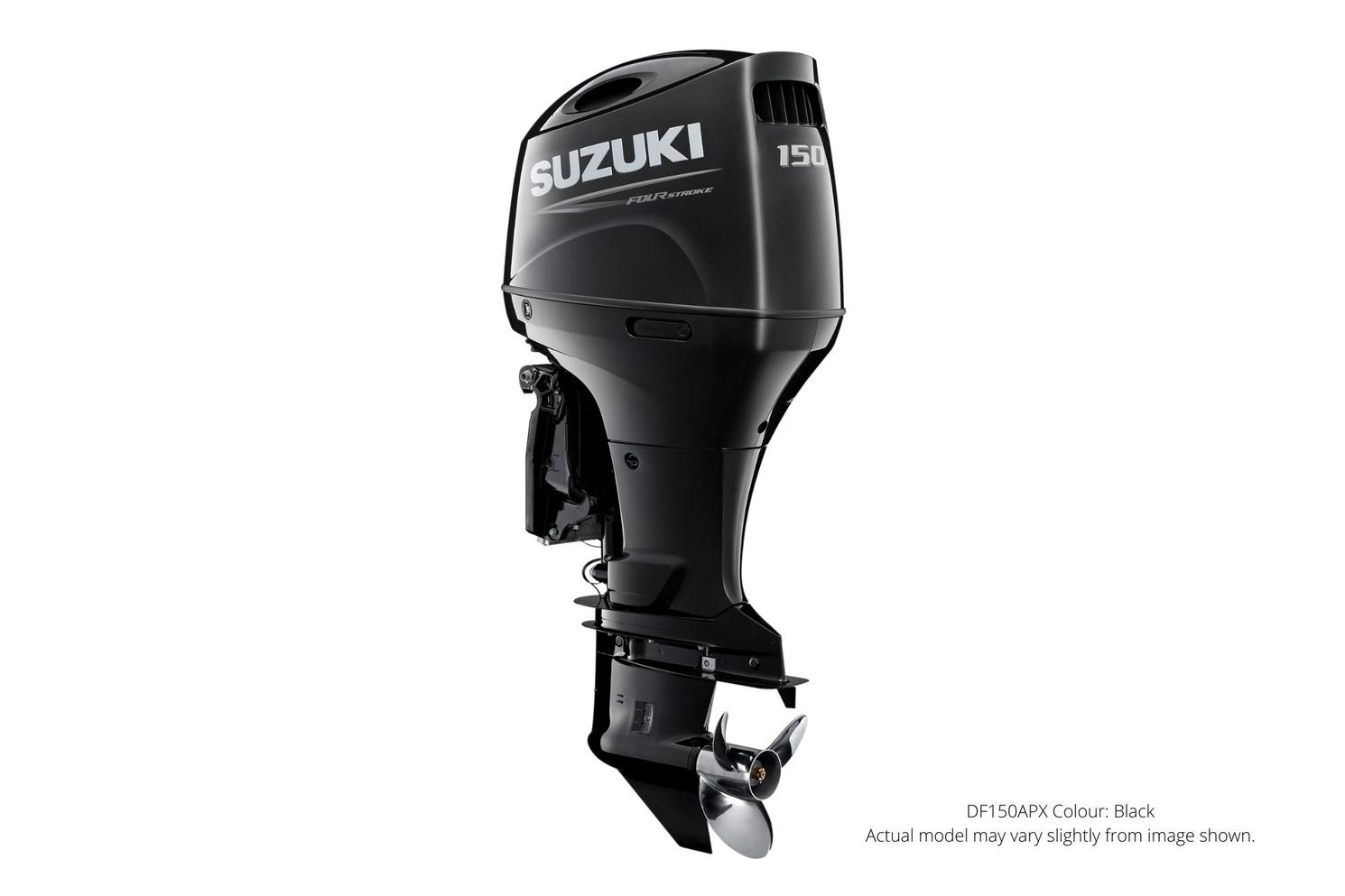 2022 Suzuki DF150AP Black,Electric 25" Shaft Length, Suzuki Select Rotation