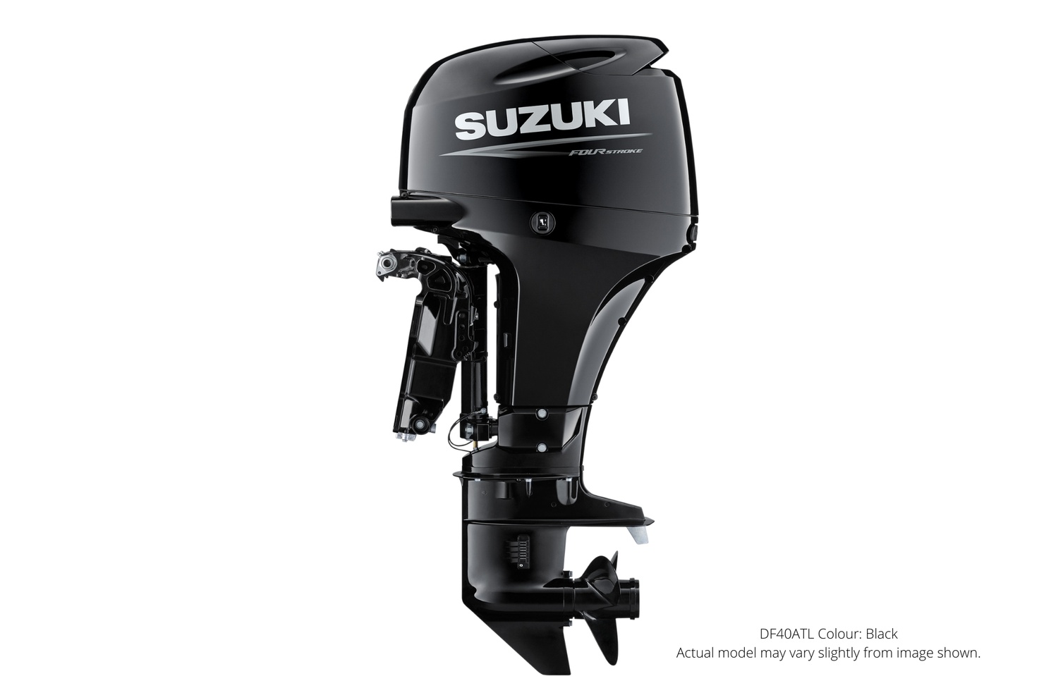 Suzuki DF40A Noir, Électrique, 20″ Entraînement de l’arbre, Alimentation à distance Inclinaison et garniture 2022