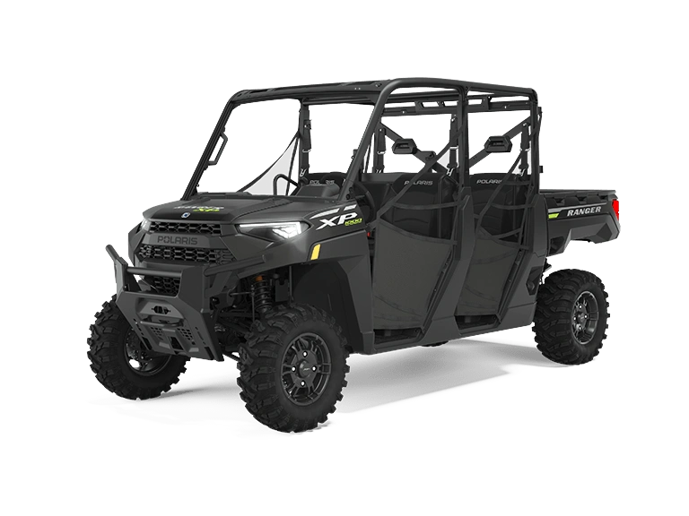 2023 Polaris RANGER CREW XP 1000 RANGER CREW XP 1000 Premium Super Graphite With Lifted Lime Accents alt