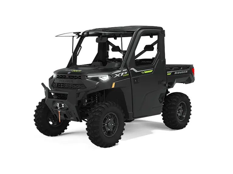 2023 Polaris RANGER XP 1000 NorthStar Edition Ultimate Super Graphite With Lifted Lime Accents - Ride Command Package