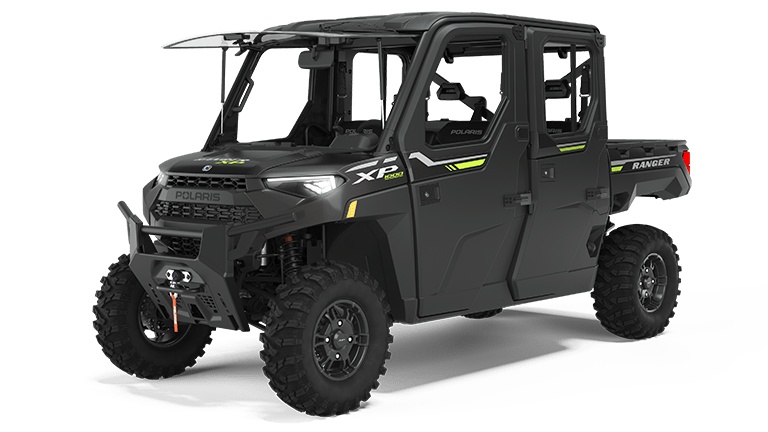 2023 Polaris RANGER CREW XP 1000 NorthStar Edition Ultimate Super Graphite With Lifted Lime Accents