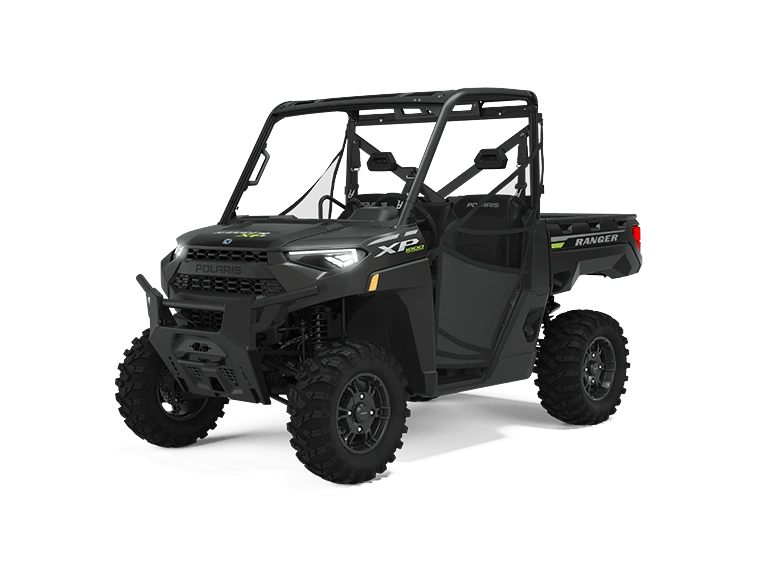 2023 Polaris RANGER XP 1000 RANGER XP 1000 Premium Super Graphite With Lifted Lime Accents alt