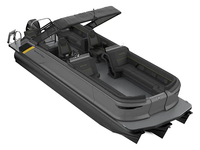 2023 Manitou Explore 26 Navigator With Trifold Bench Carbon