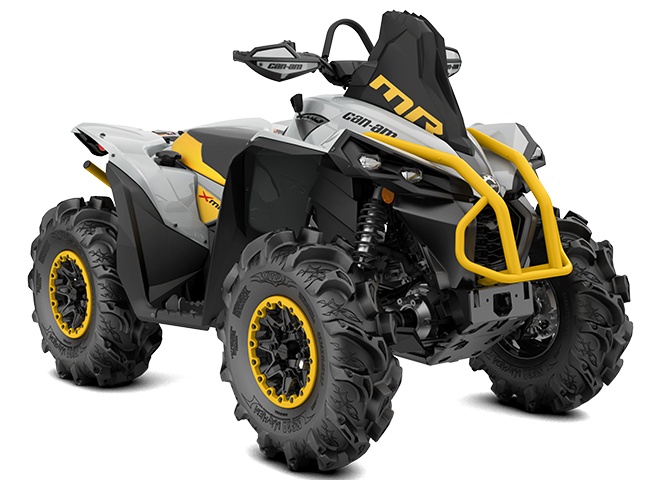 2023 Can-Am Renegade X MR 650 Catalyst Gray/Neo Yellow