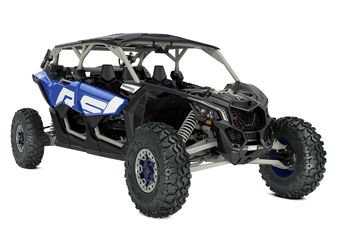2023 Can-Am Maverick X3 Maverick X3 MAX X RS Turbo RR With Smart-Shox Intense Blue/Carbon Black/Chalk Grey alt