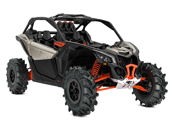 2023 Can-Am Maverick X3 Maverick X3 X MR Turbo RR 64 Liquid Titanium & Magma Red alt