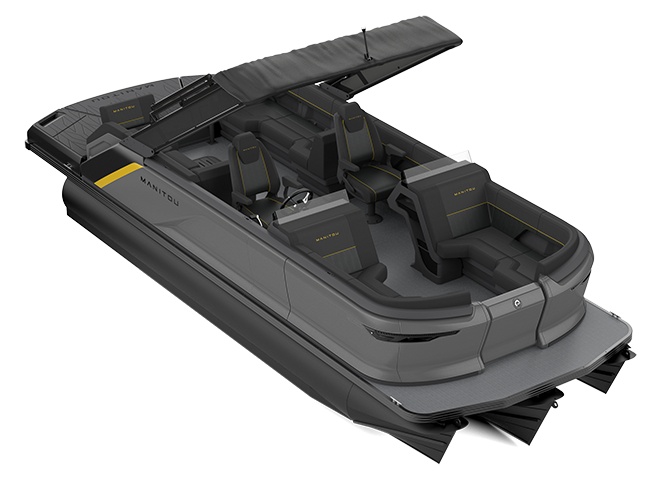 2023 Manitou Explore 22 Max Navigator With Trifold Bench Carbon