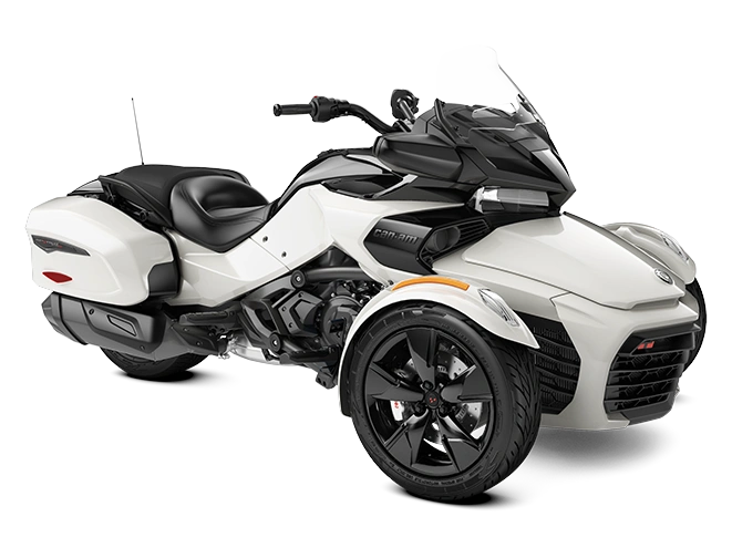 2023 Can-Am Spyder F3 Spyder F3-T Pearl White alt