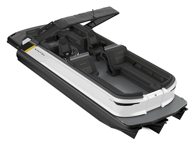 2023 Manitou Explore Explore 26 Max Navigator With Trifold Bench Carbon / Great White alt