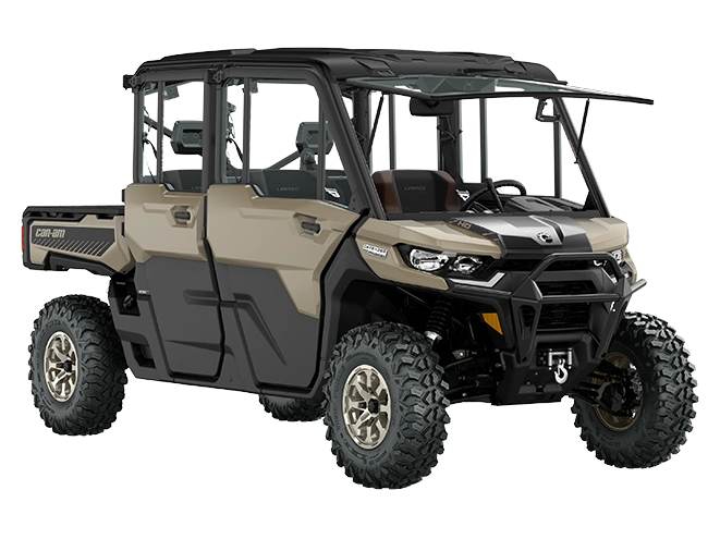 2023 Can-Am Defender Defender MAX Limited Desert Tan & Timeless Black HD10 alt