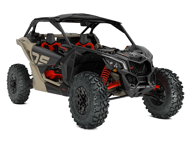 2023 Can-Am Maverick X3 Maverick X3 X DS Turbo RR Desert Tan/Carbon Black/Magma Red alt