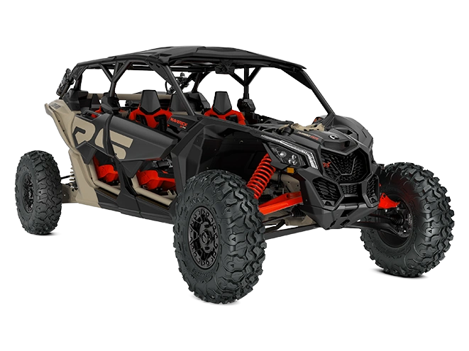 2023 Can-Am Maverick X3 Maverick X3 MAX X RS Turbo RR Desert Tan/Carbon Black/Magma Red alt