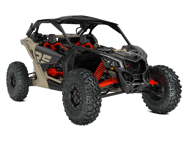2023 Can-Am Maverick X3 Maverick X3 X RS Turbo RR Desert Tan/Carbon Black/Magma Red alt