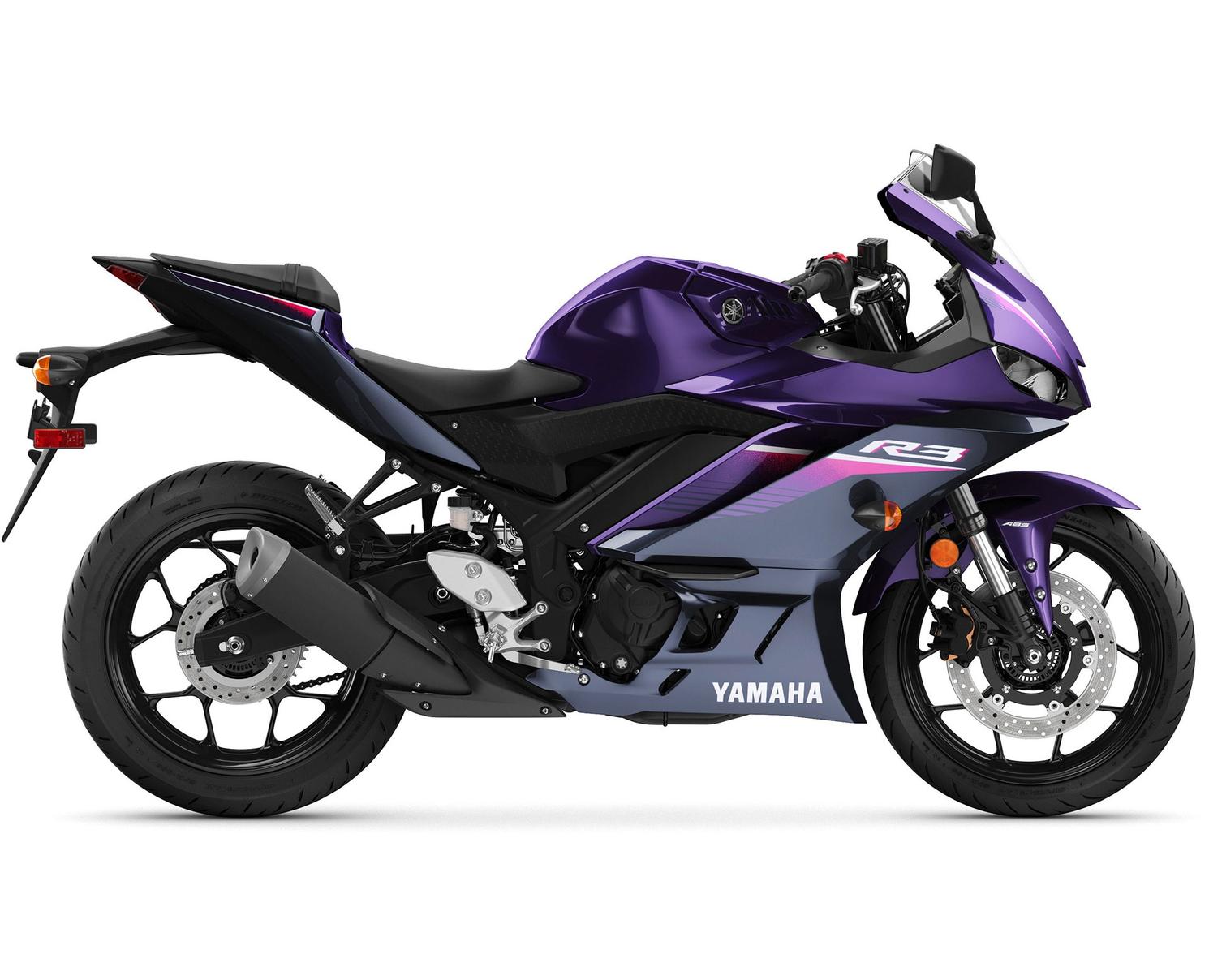 Yamaha YZF-R3 Violet Spectral 2023