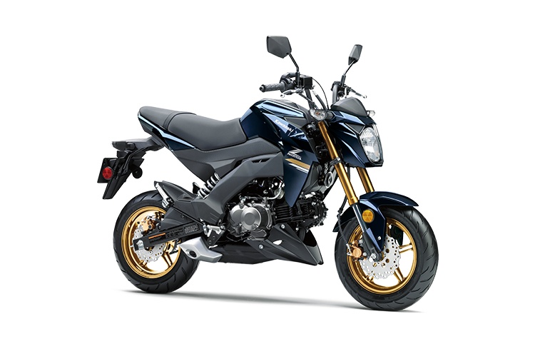 Kawasaki Z125 PRO Bleu Océan Métallisé 2023