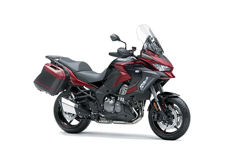 2023 Kawasaki VERSYS 1000 LT SE Metallic Matte Sovereign Red / Metallic Flat Spark Black