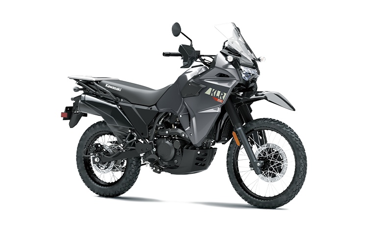 Kawasaki KLR650 Non-ABS Gris Orageux Perle 2023