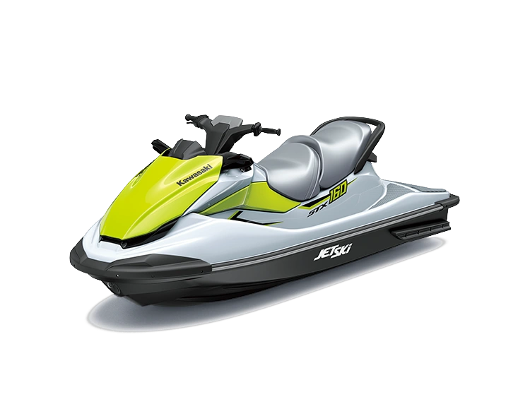 2023 Kawasaki JET SKI STX 160 JET SKI STX 160 Crystal White / Pearl Neon Yellow alt