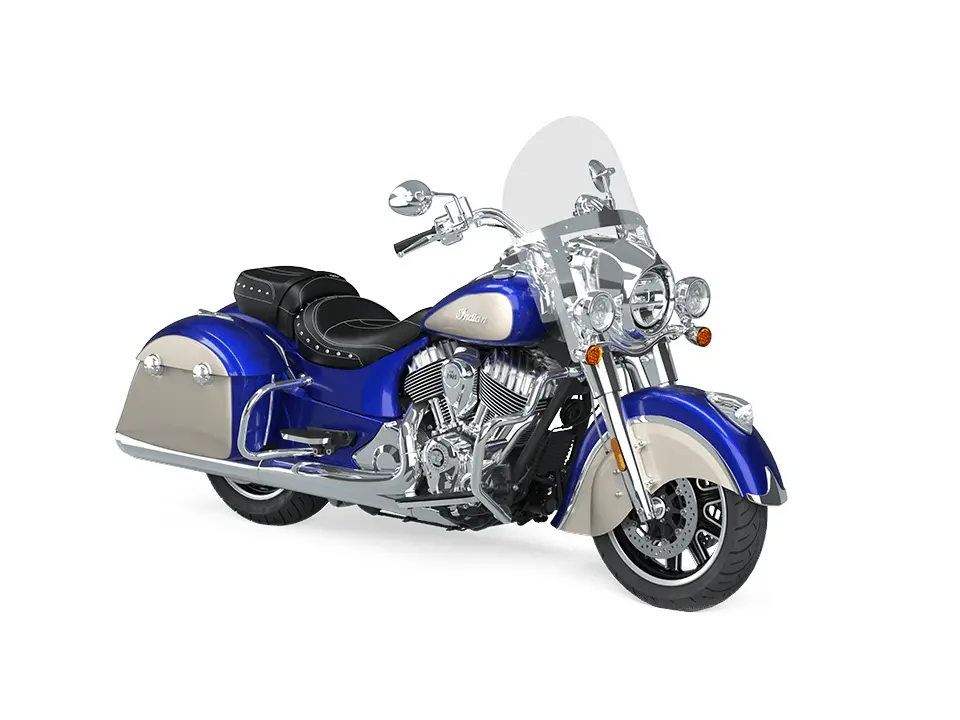2023 Indian Motorcycle Indian Springfield Spirit Blue Metallic / Silver Quartz Metallic
