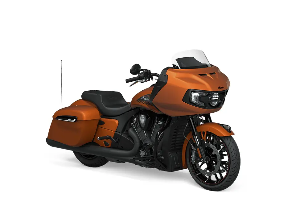 2023 Indian Motorcycle Indian Challenger Dark Horse Riot Orange Smoke