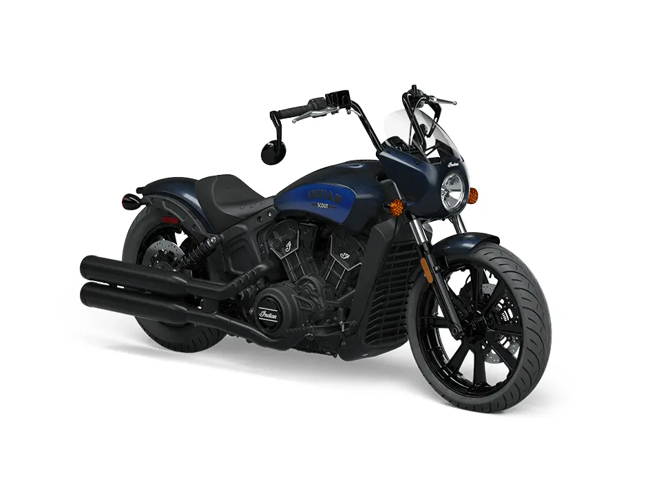 2023 Indian Motorcycle Scout Rogue Black Azure Crystal