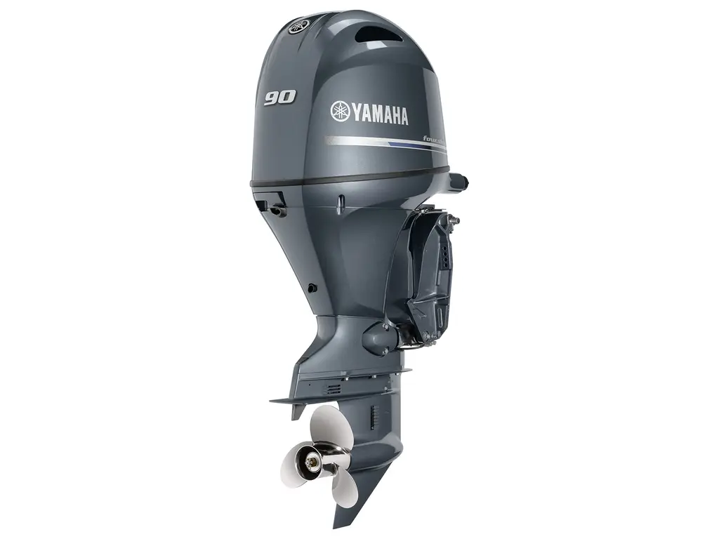 Yamaha F90 Gris Bleuté Métallique