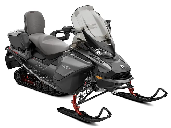 2023 Ski-Doo Grand Touring Limited Rotax 900 ACE Turbo R Platinum Silver / Spartan Red