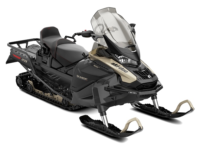 2023 Ski-Doo Skandic LE Rotax 600R E-TEC Arctic Desert / Black