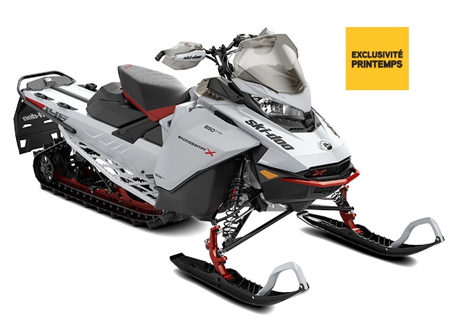 Ski-Doo Backcountry X Rotax 850 E-TEC Gris Catalyst / Rouge Spartiate 2023