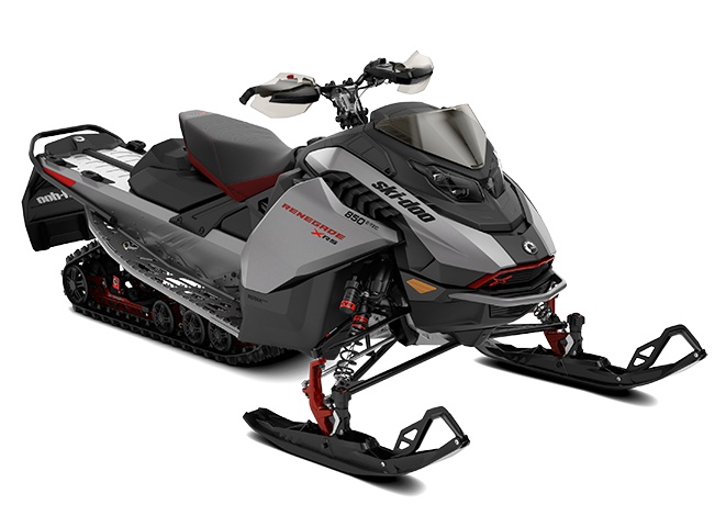 Ski-Doo Renegade X-RS Rotax 900 ACE Turbo R Argent Platine / Rouge Spartiate 2023