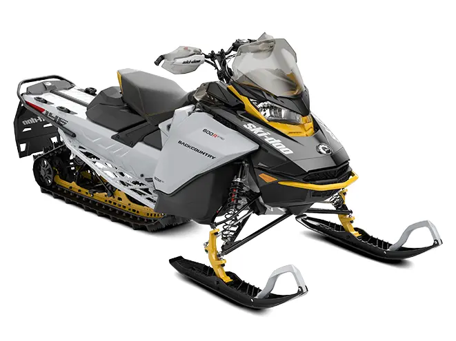 2023 Ski-Doo Backcountry Rotax 600R E-TEC Catalyst Grey / Neo Yellow