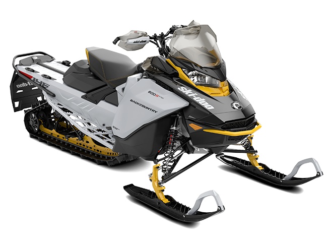 Ski-Doo Backcountry Rotax 600R E-TEC Gris Catalyst / Jaune Néo 2023