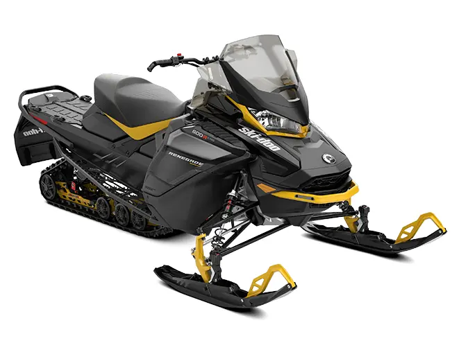 2023 Ski-Doo Renegade Enduro Rotax 600R E-TEC Black / Neo Yellow