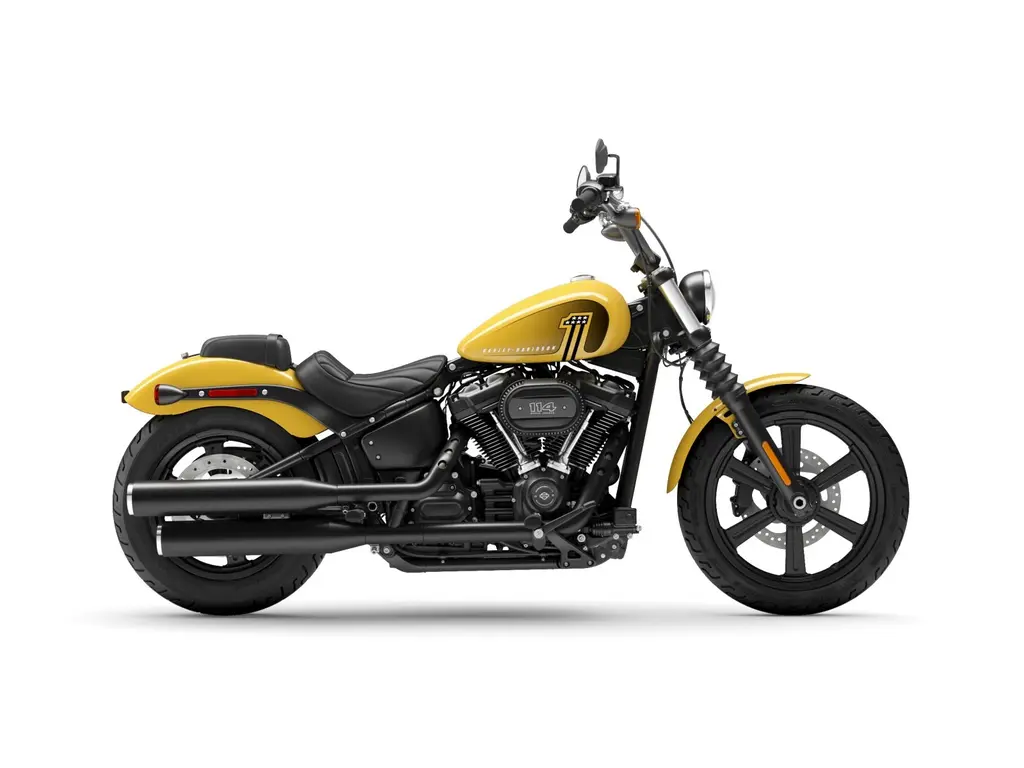 2023 Harley-Davidson Street Bob™ 114 Industrial Yellow W/ Cast Wheels
