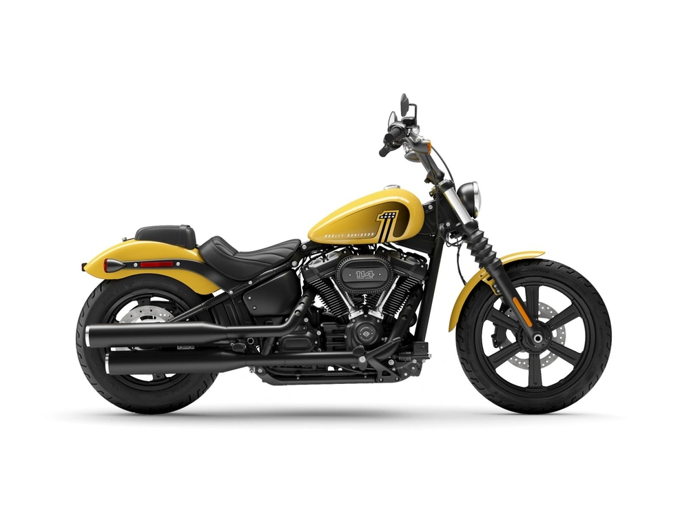 Harley-Davidson Street Bob™ Street Bob™ 114 Industrial Yellow W/ Cast Wheels 2023 alt