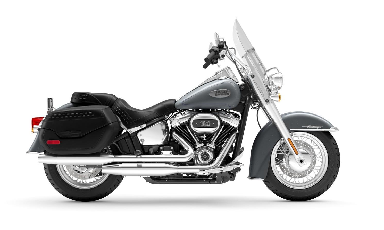 Harley-Davidson Heritage Classic Atlas Silver Metallic (Chrome Finish) 2023