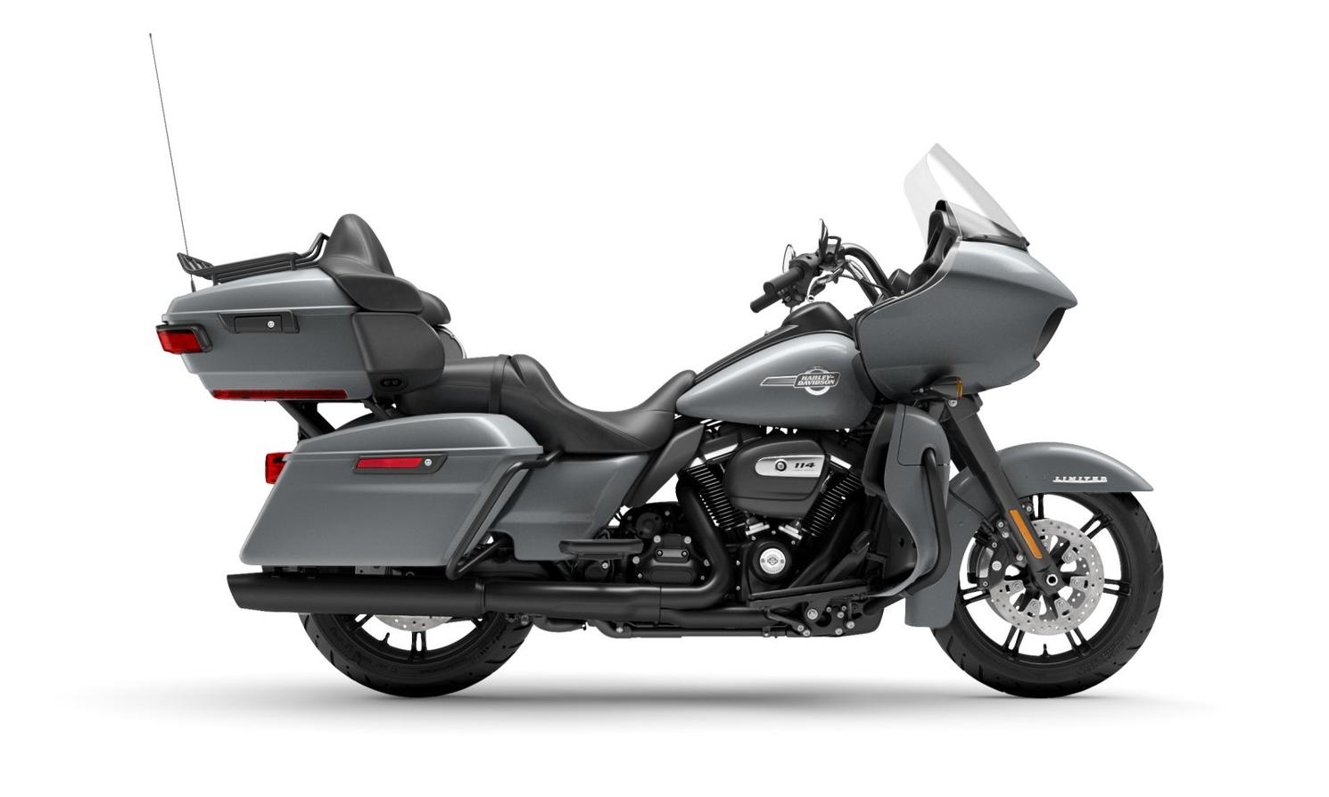 Harley-Davidson Road Glide™ Limited Atlas Silver Metallic (Black Finish) 2023