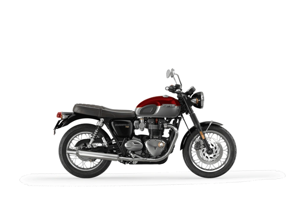 2023 Triumph Bonneville T120 Bonneville T120 Cordovan Red Silver Ice alt