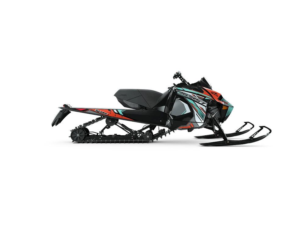 Arctic Cat Blast XR 4000 Blast XR 4000 Orange Dynamique De Charbon De Bois/coucher Du Soleil 2024 alt