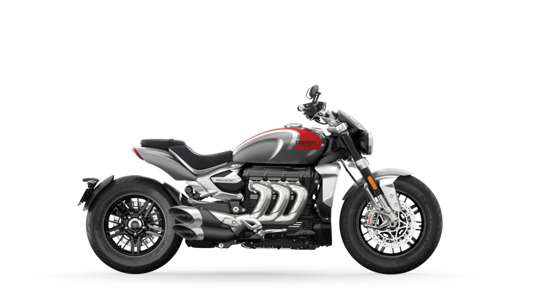 Triumph Rocket 3 R Silver Ice Cranberry Red 2023