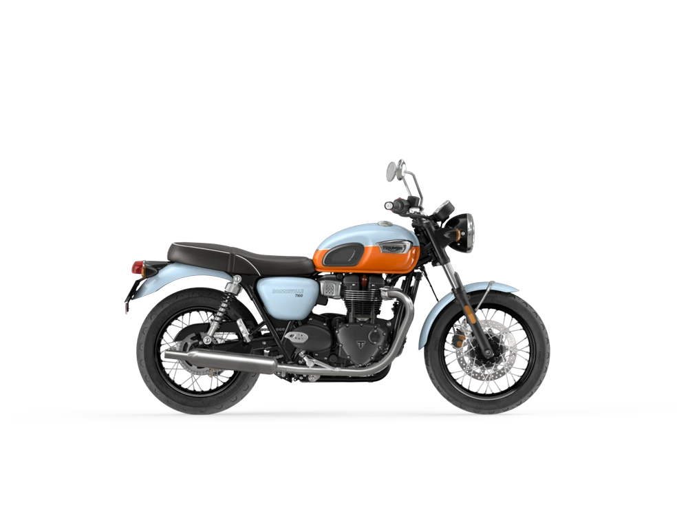 2023 Triumph Bonneville T100 Bonneville T100 Meriden Blue / Tangerine alt