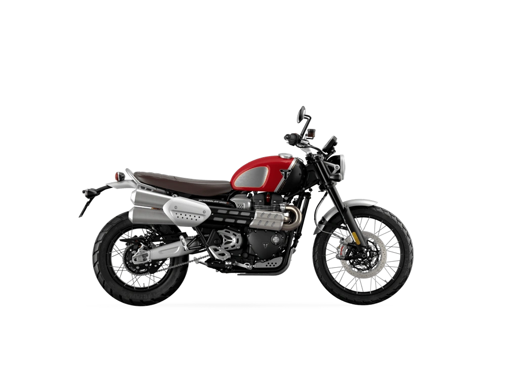 2023 Triumph Scrambler 1200 Scrambler 1200 XC Gold Line Carnival Red / Storm Grey alt