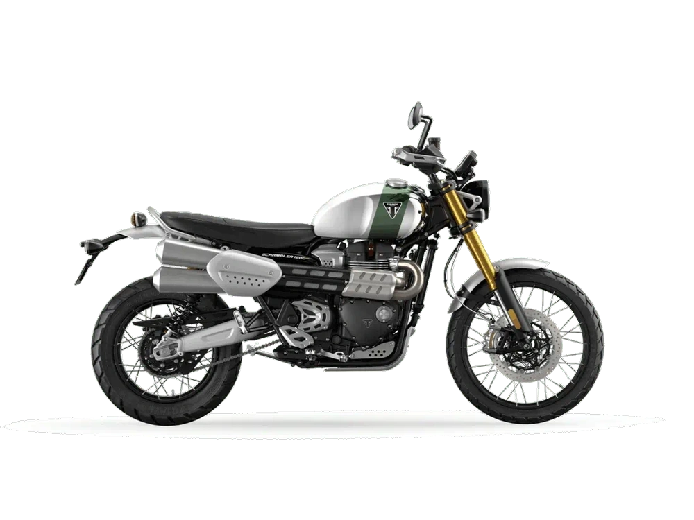 2023 Triumph Scrambler 1200 Scrambler 1200 XE Chrome Edition Chrome / Brooklands Green alt